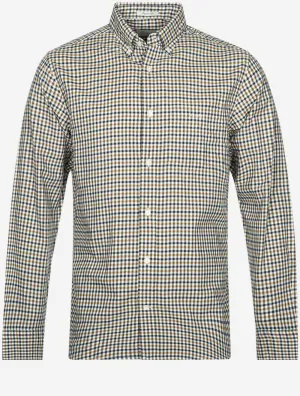 Regular Twill Micro Multi Check Shirt Eggshell