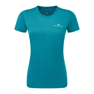 Ronhill Women's Tech Short Sleeve Tee in Marine/Acid AW24