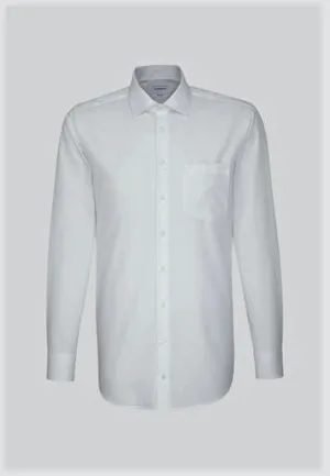 Seidensticker Single Cuff White Regular Fit Shirt