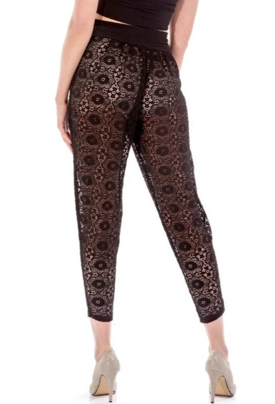 Sheer Laced Tango Pants