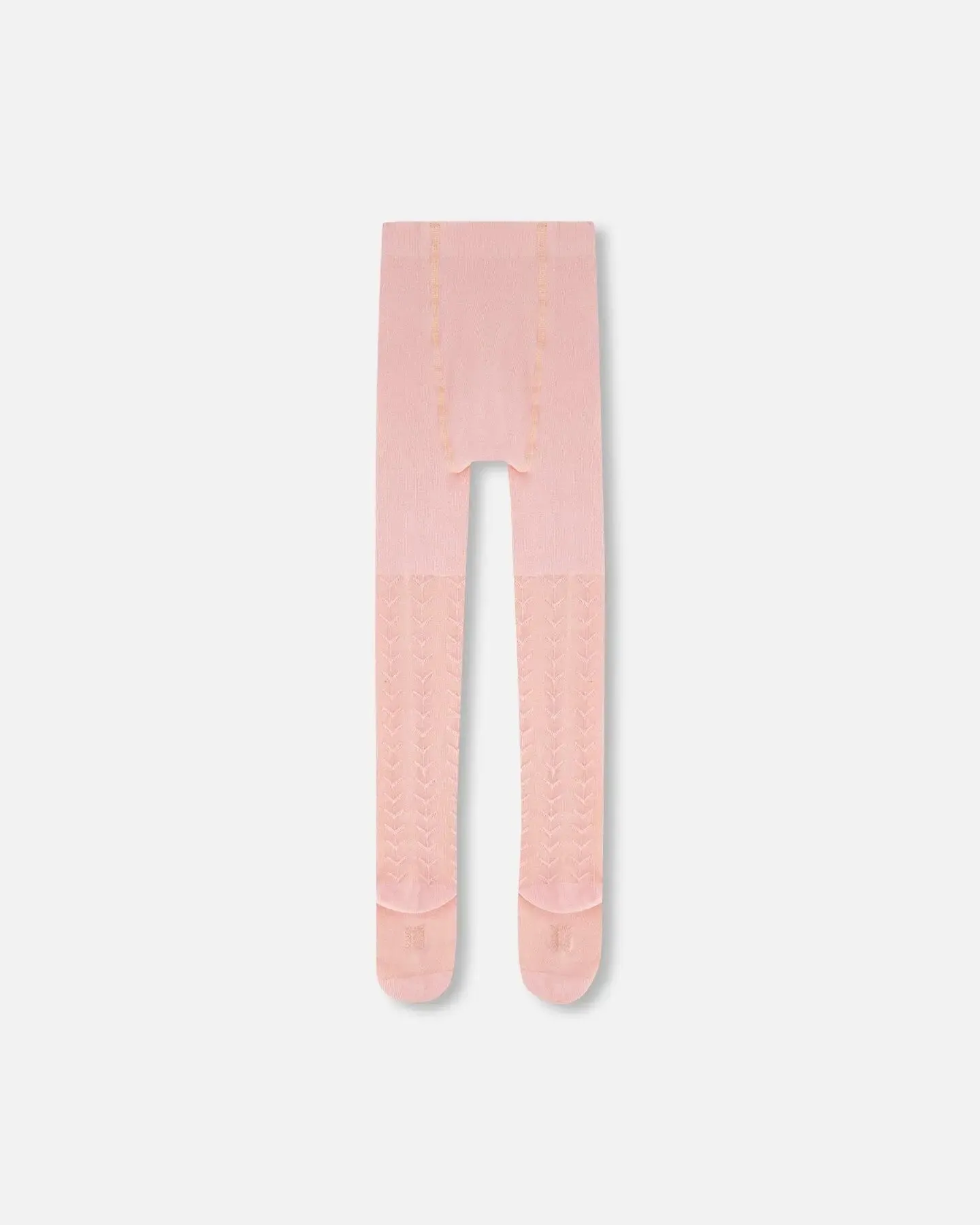 Tonal Jacquard Tights Light Pink