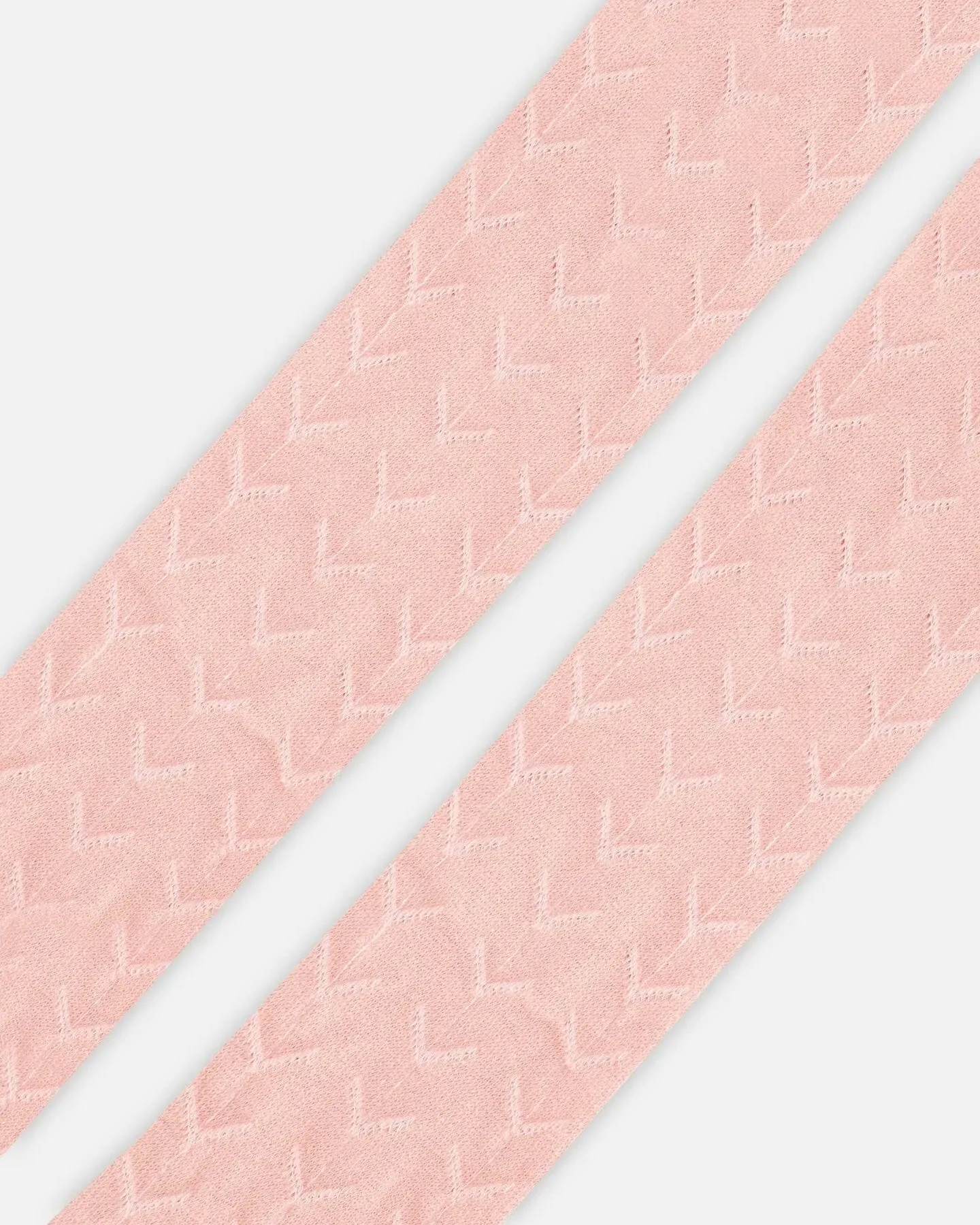 Tonal Jacquard Tights Light Pink