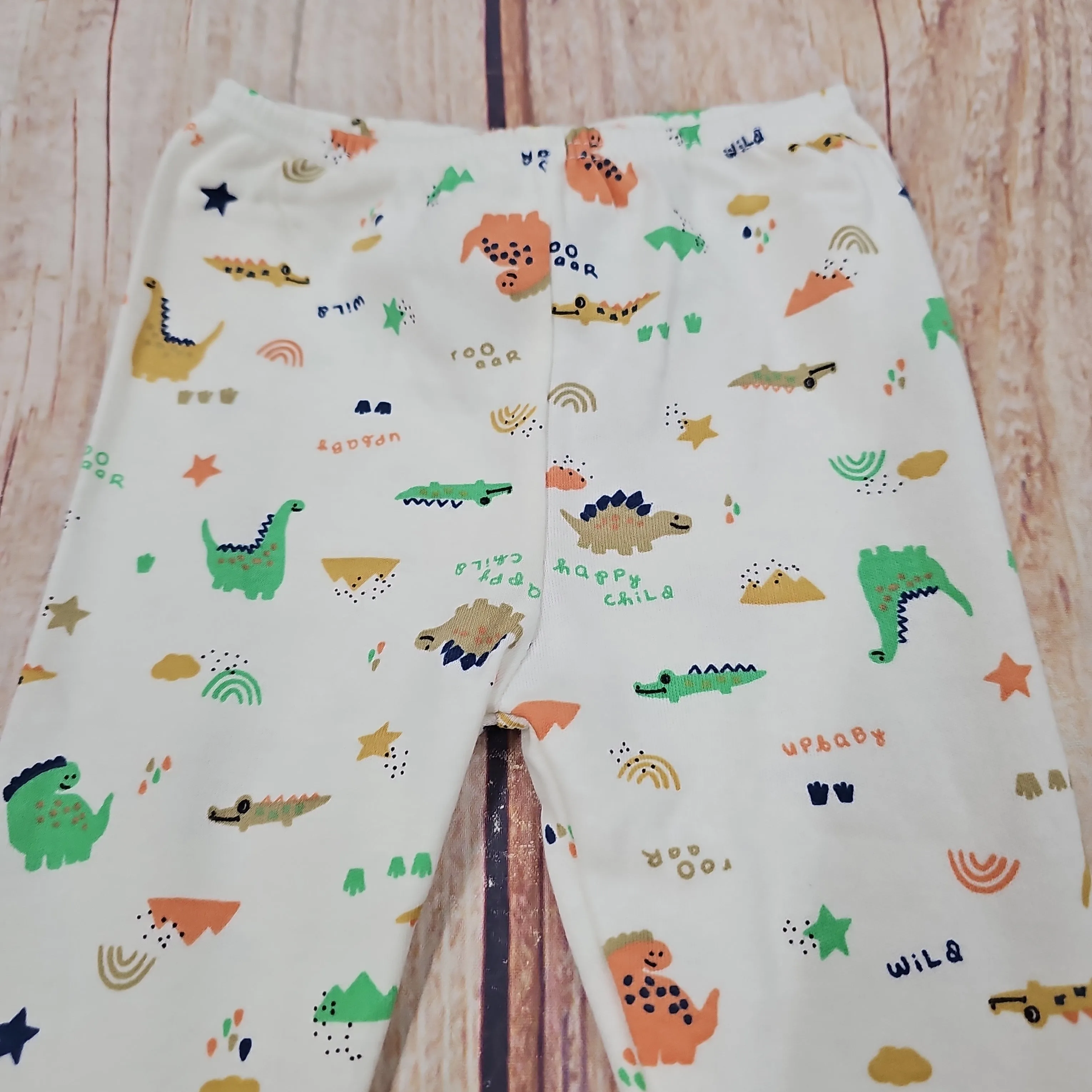 UP BABY BOYS SOFT JERSEY PANTS DINO AB1957