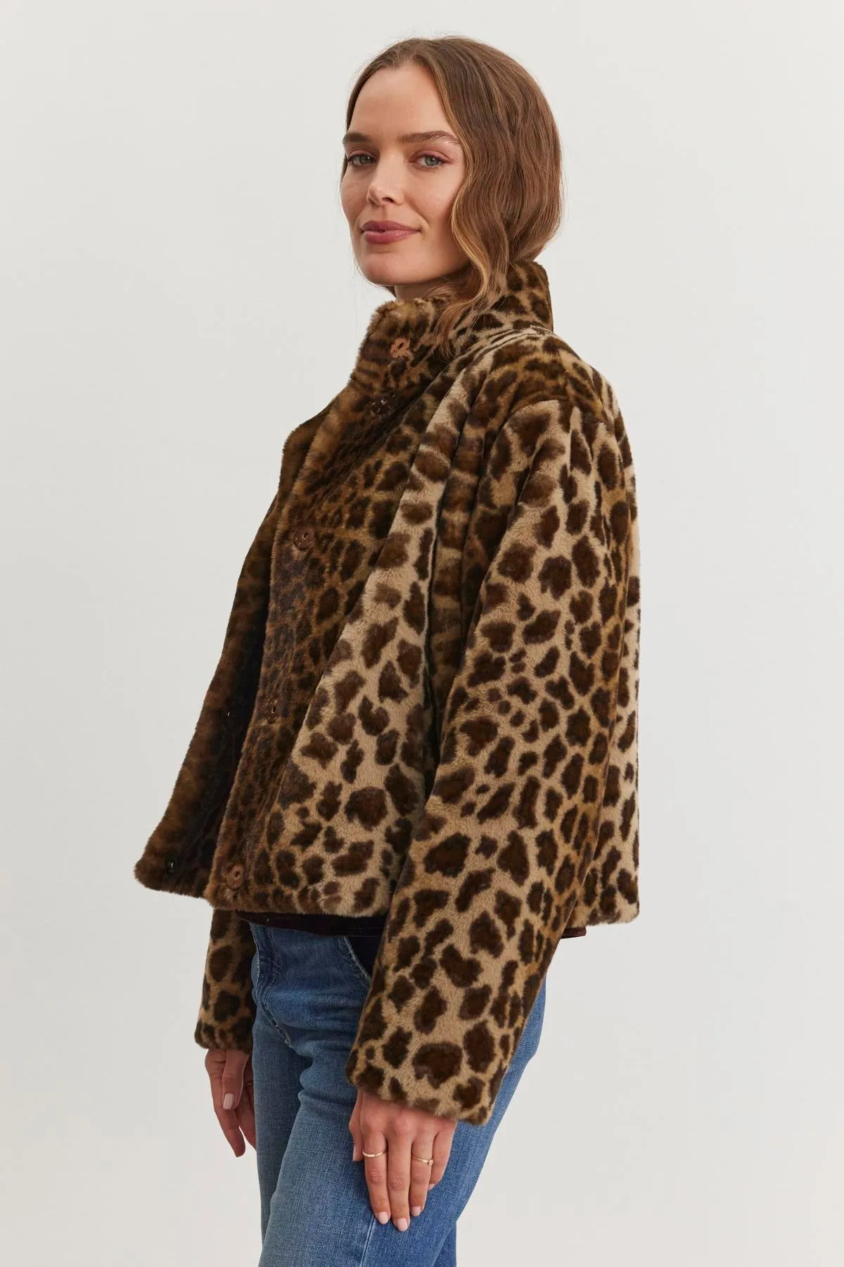 Velvet by Graham & Spencer Valli 06 Faux Fur Jacket | Animal