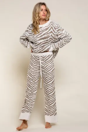 Zebra Lounge Sweater