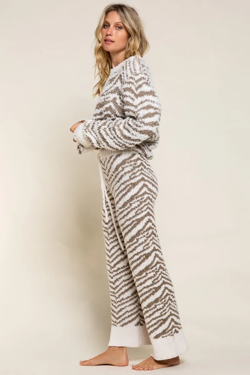 Zebra Lounge Sweater